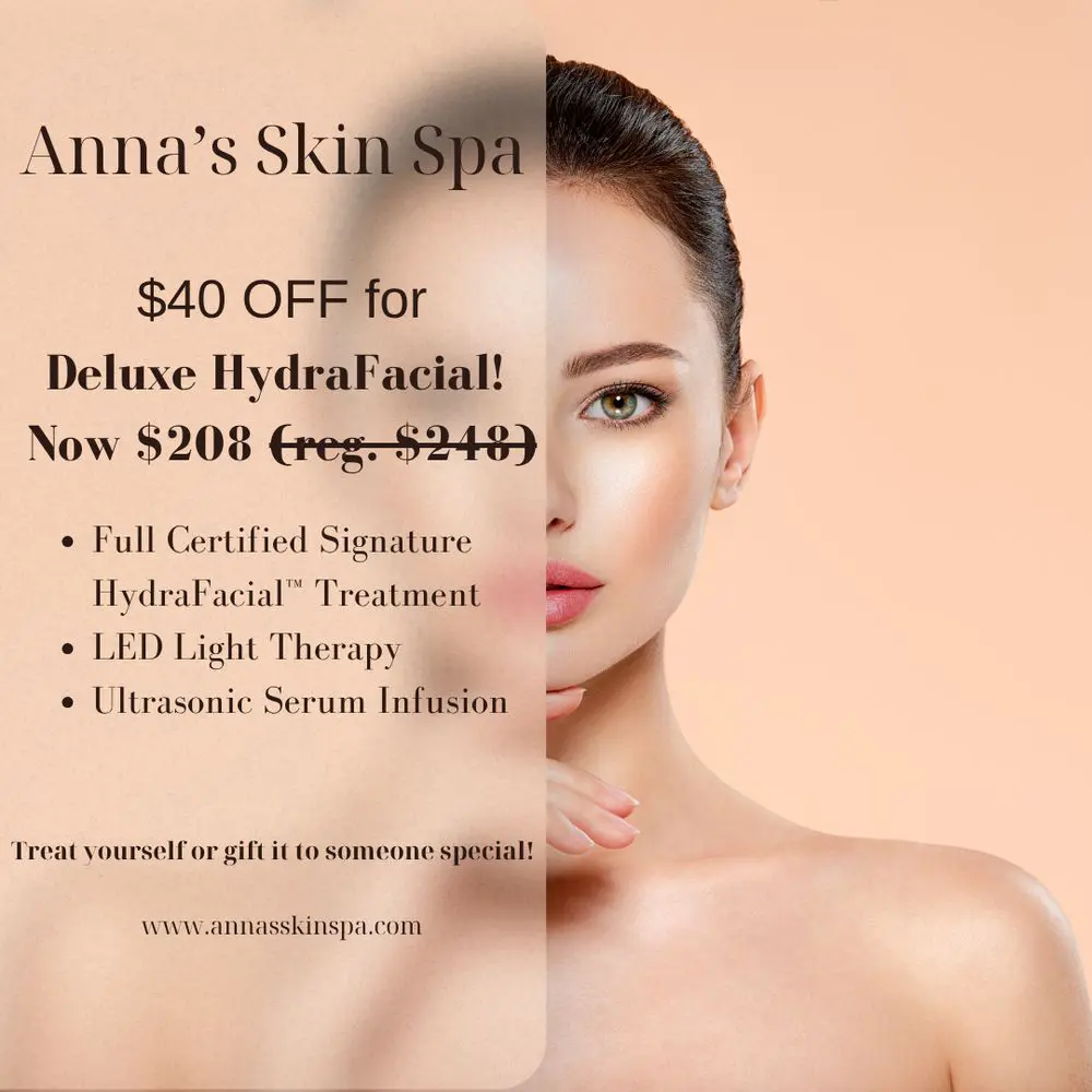 Get a HydraFacial and enjoy a complimentary LED light therapy session plus a free scalp message!